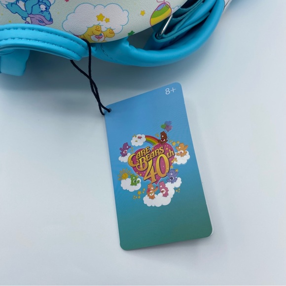 Loungefly Care Bears Mini Backpack All Over Print 40th Anniversary Blue Gifts - Picture 7 of 7